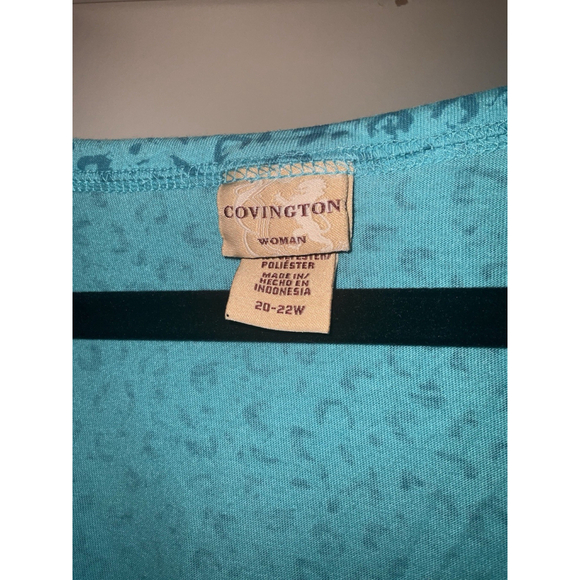 Women's COVINGTON SHORT SLEEVE STRETCH TOP SIZE 3X - Picture 4 of 10